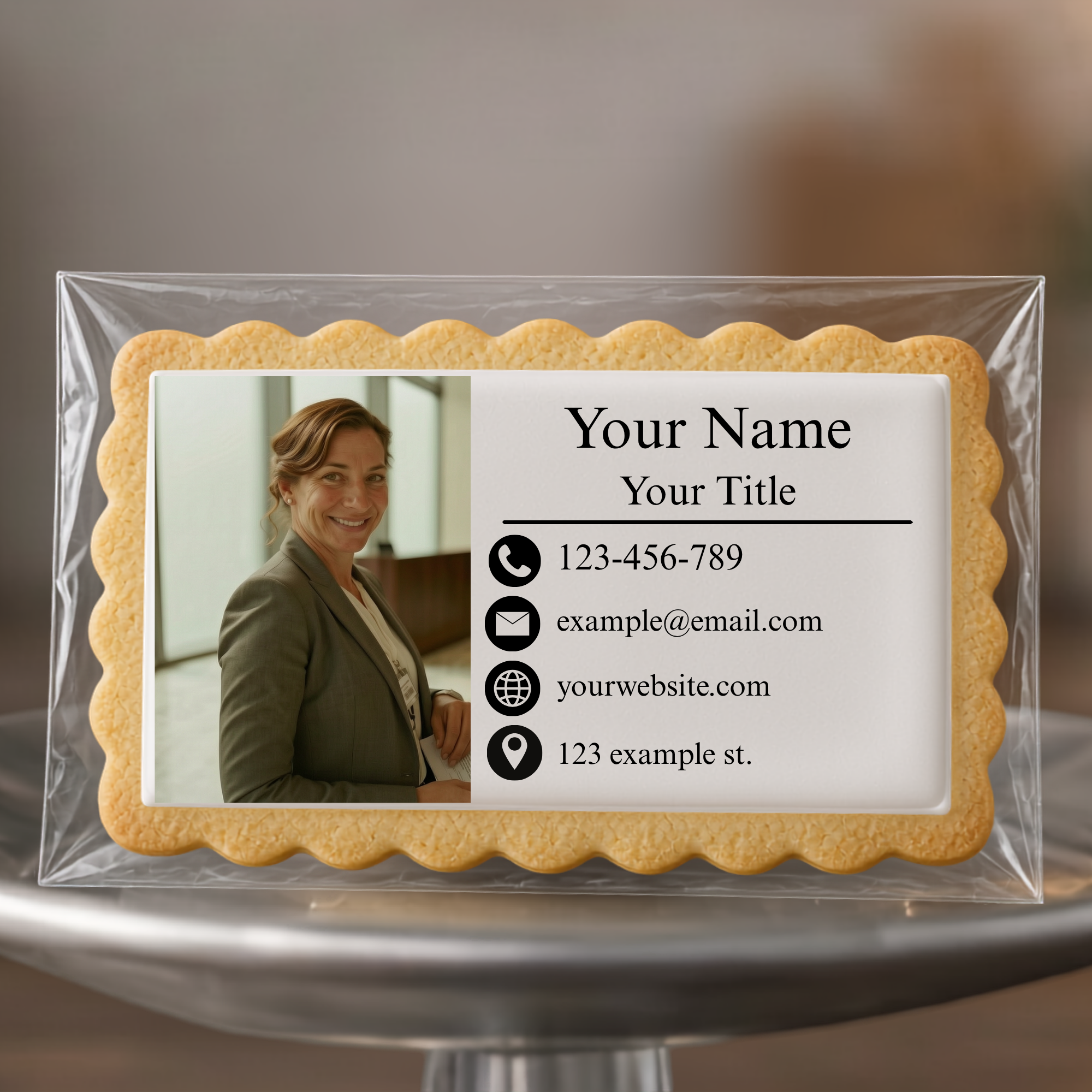 Business Card Cookie